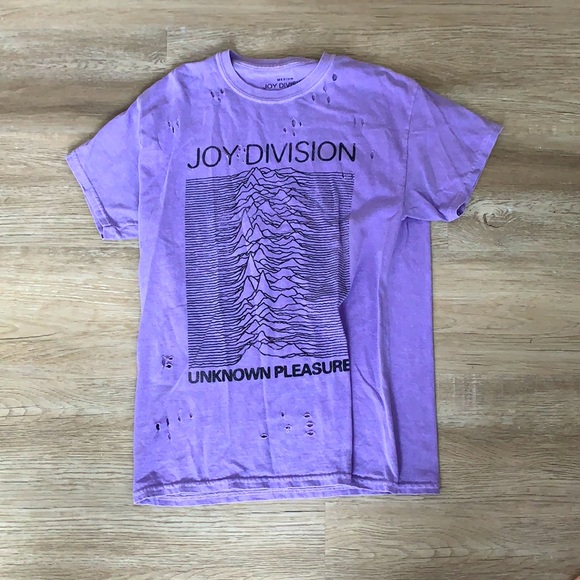 joy division Tops - Distressed Joy Division T-Shirt